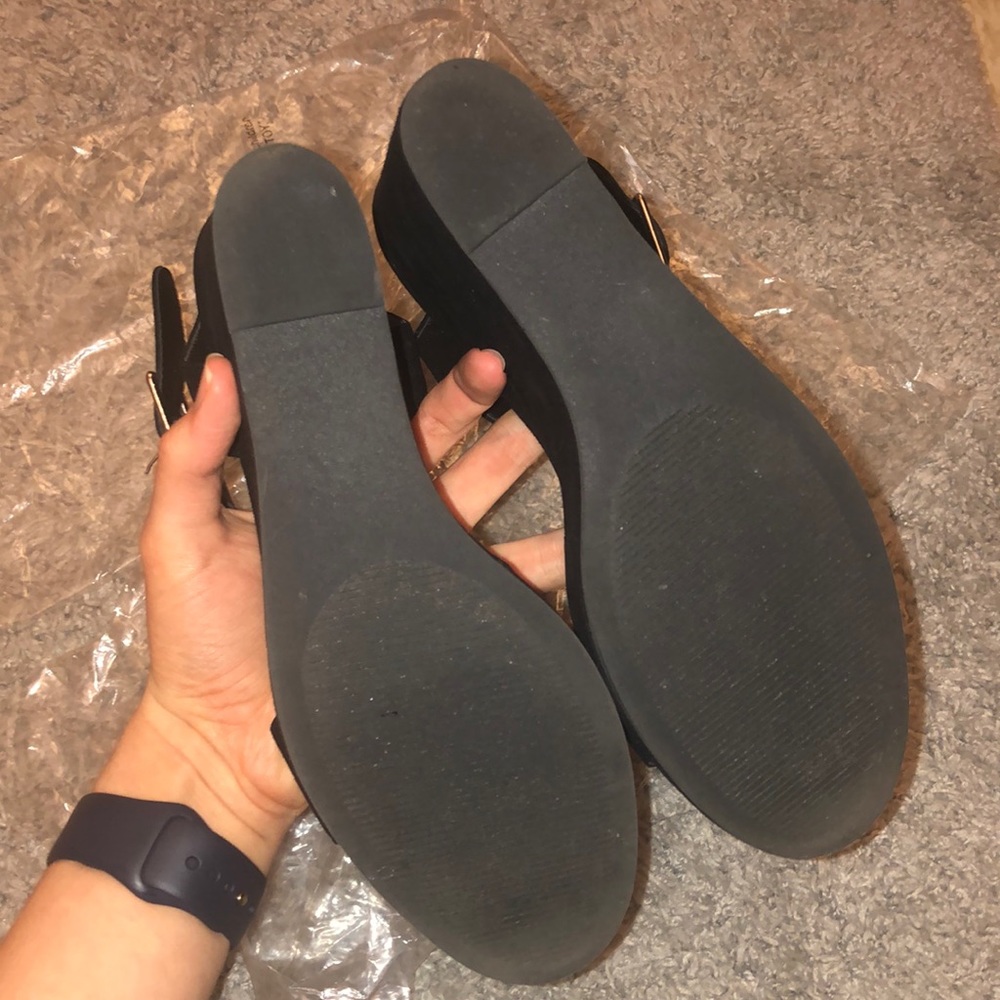 Steve Madden Paragon Suede Platform Wedge Sandal - Picture 6 of 8